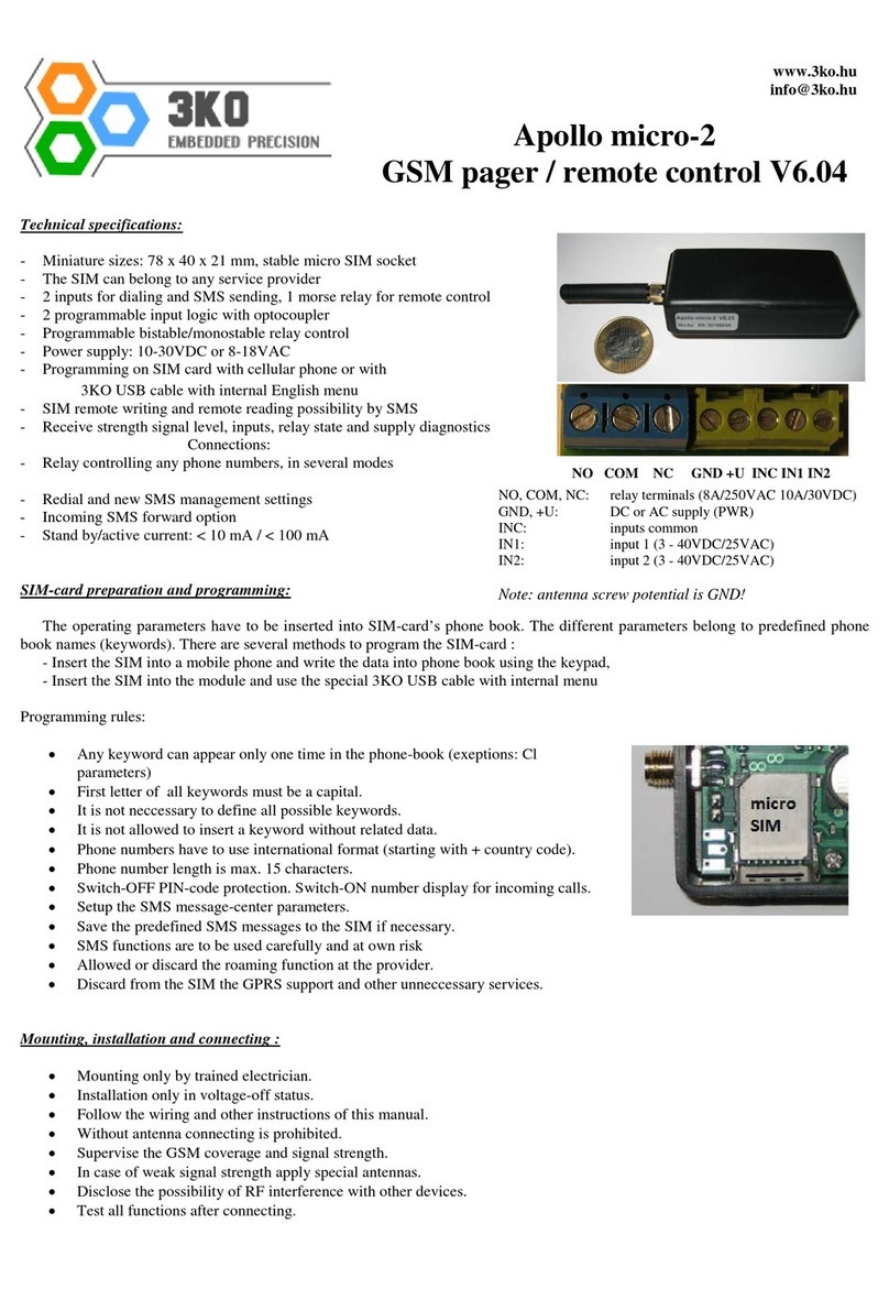 3KO Apollo Micro-2 manual