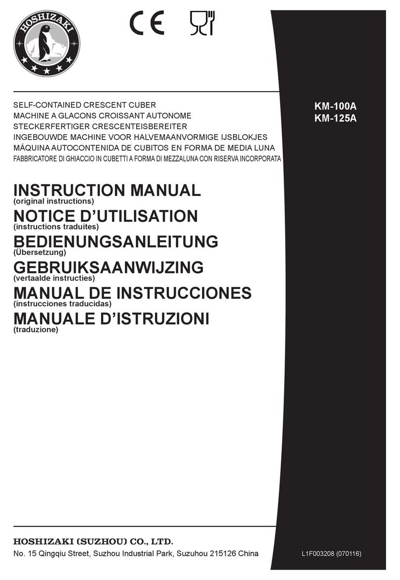 Hoshizaki KM-100A instruction manual