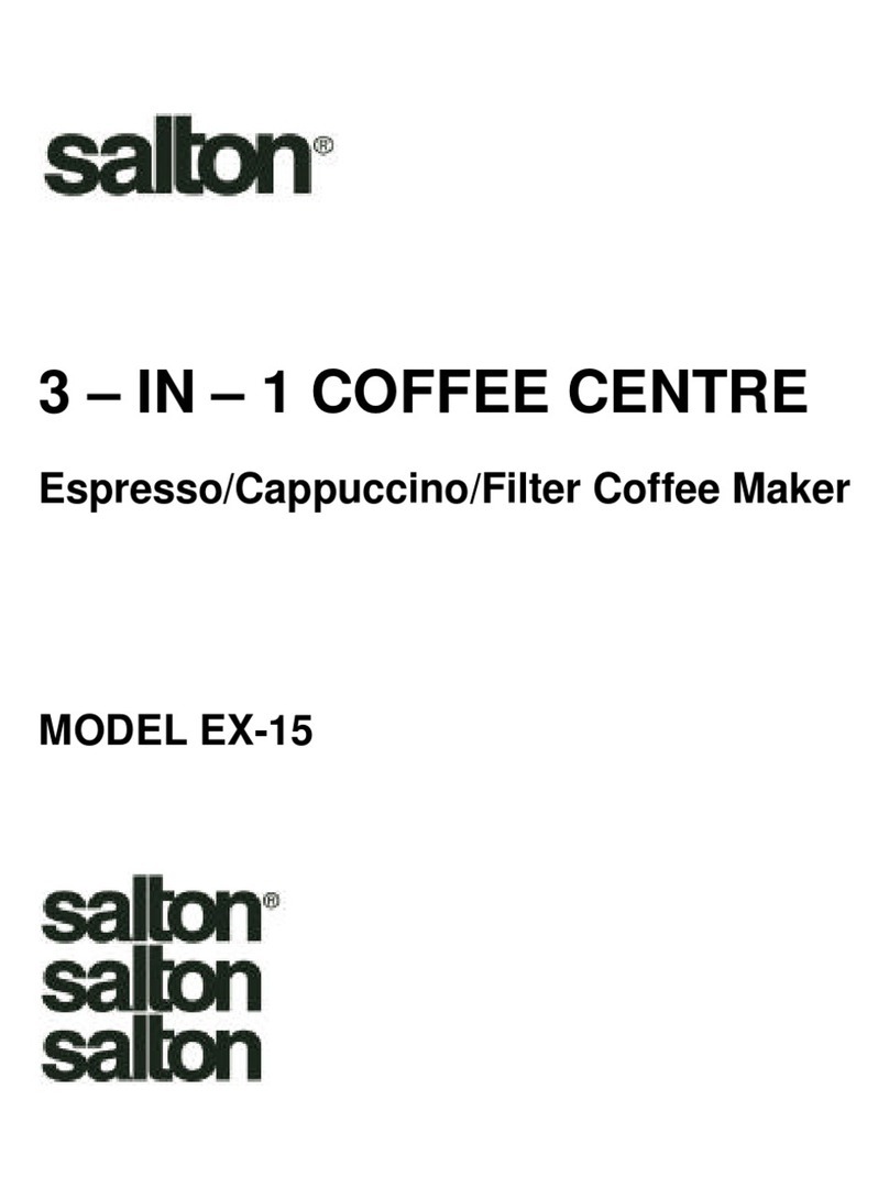 Salton EX-15 manual