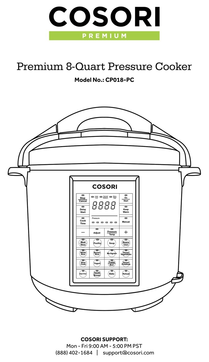Cosori PREMIUM CP018-PC manual