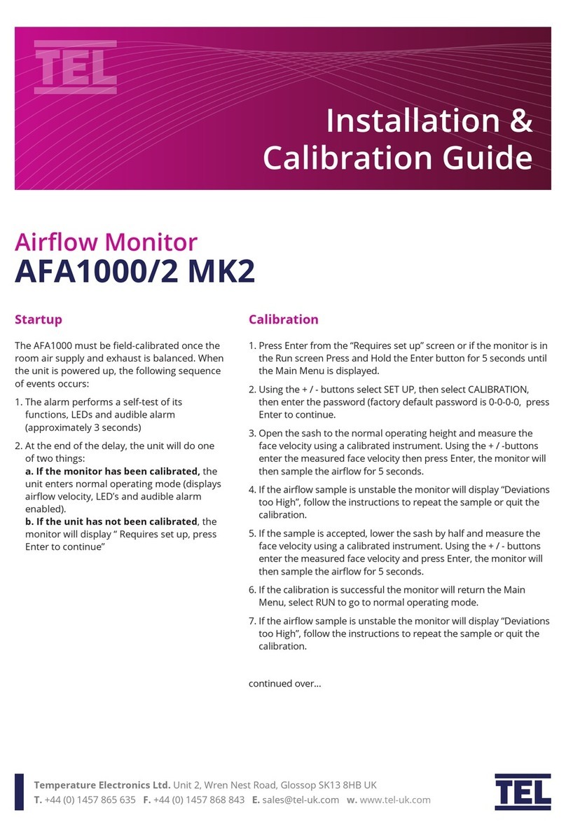 TEL AFA1000/2 MK2 Use and care manual