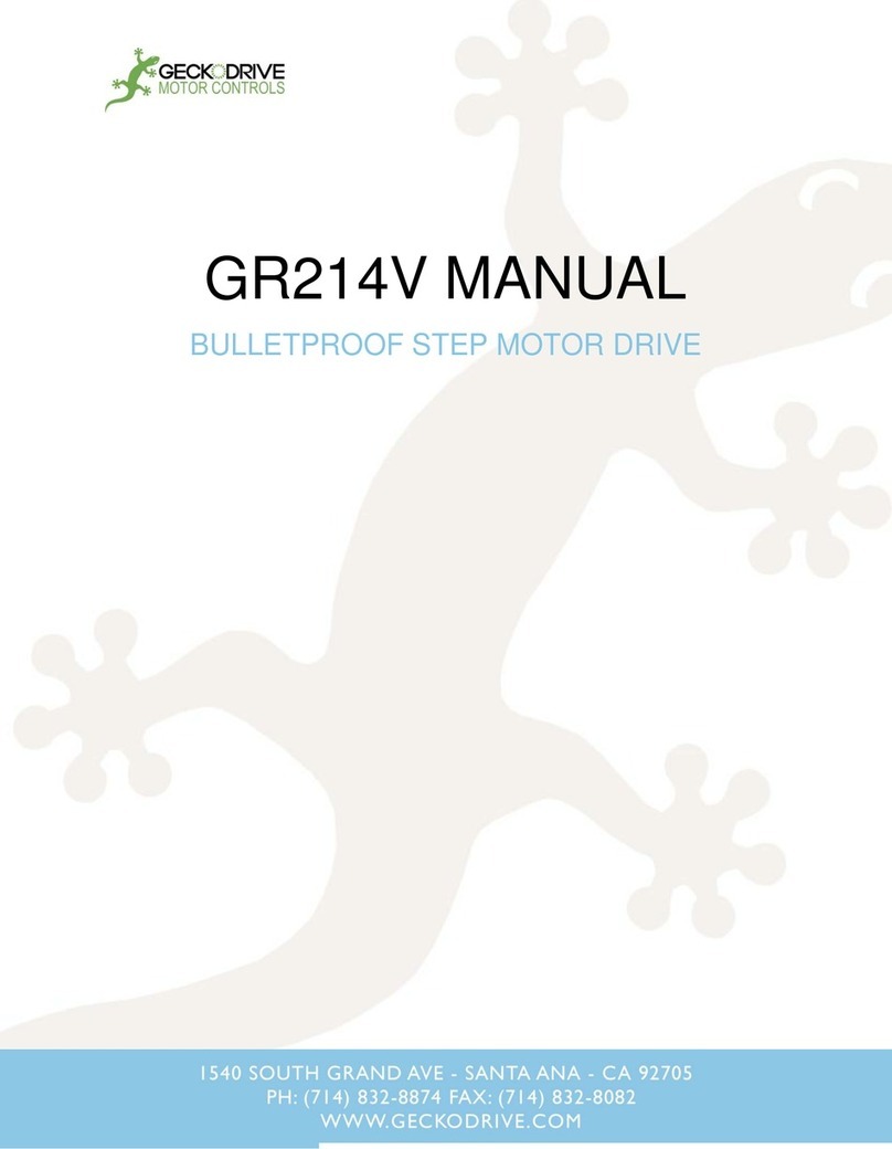 Geckodrive GR214V User manual