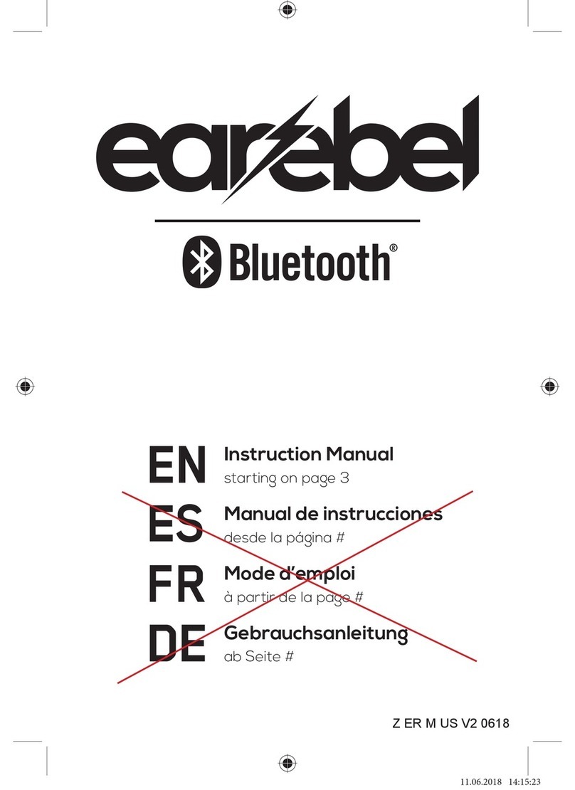EAREBEL SF543/BTS instruction manual