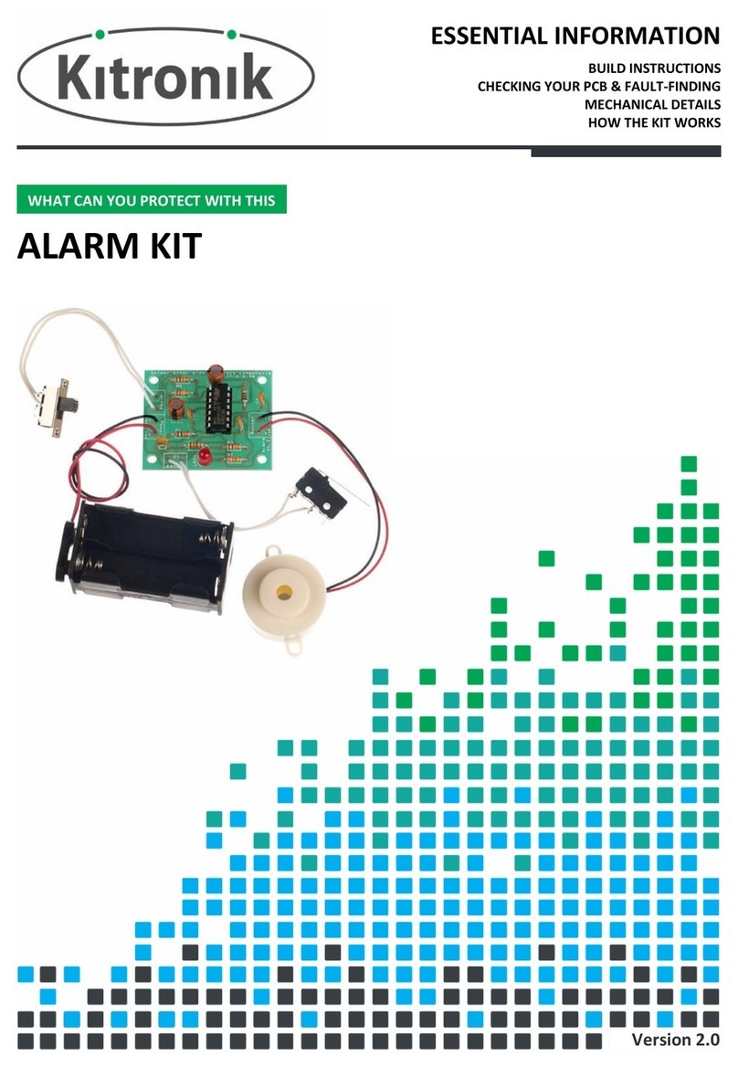 Kitronik Alarm Kit Owner's manual
