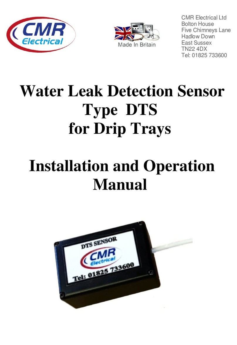 CMR Electrical DTS Installation and operation manual