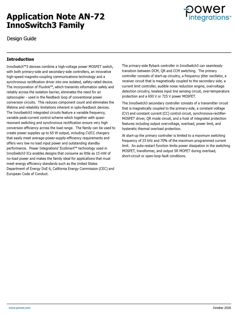 Power integrations InnoSwitch3 Installation and operating instructions