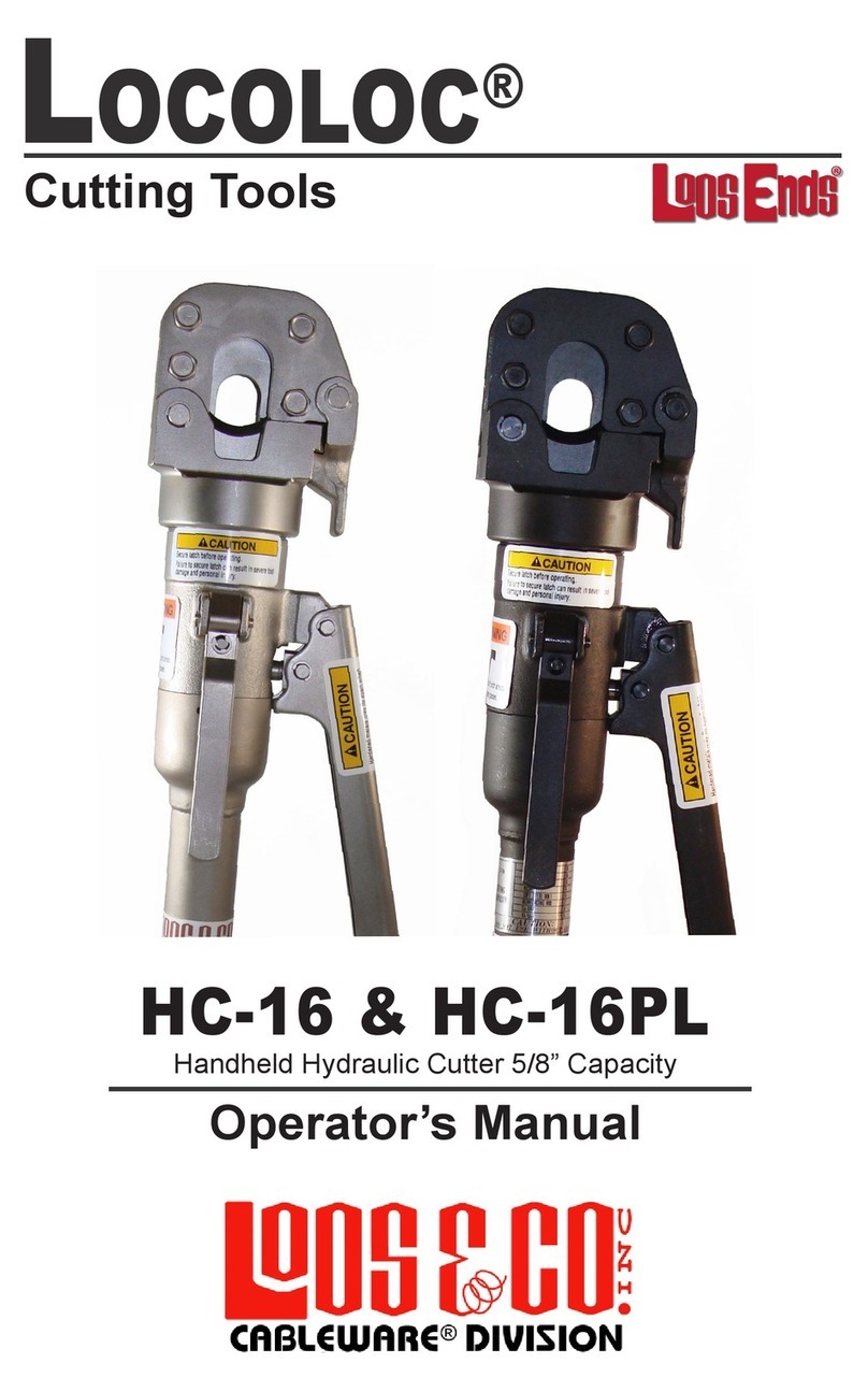 Loos & Co Locoloc HC-16 Operator's manual