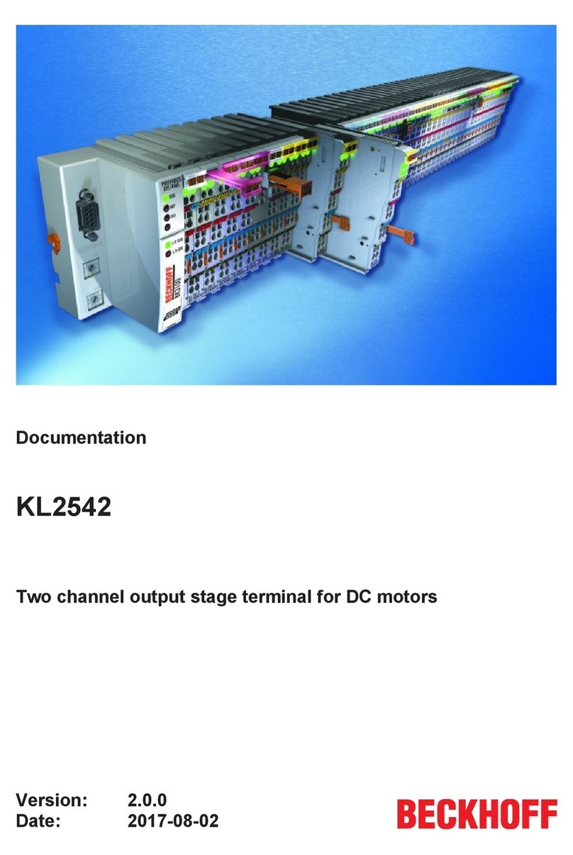 Beckhoff KL2542 Operator's manual