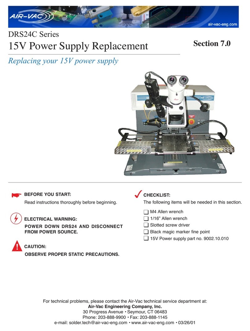 AirVac DRS24C Series Technical & service manual