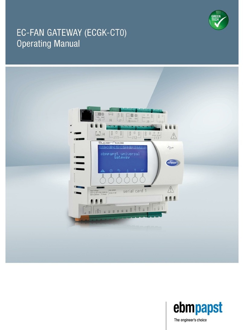 Ebmpapst EC-FAN operating manual