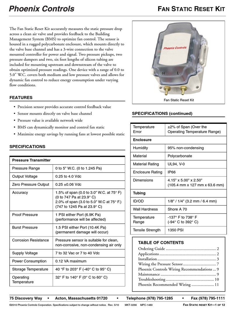 Phoenix Controls FSR100 manual