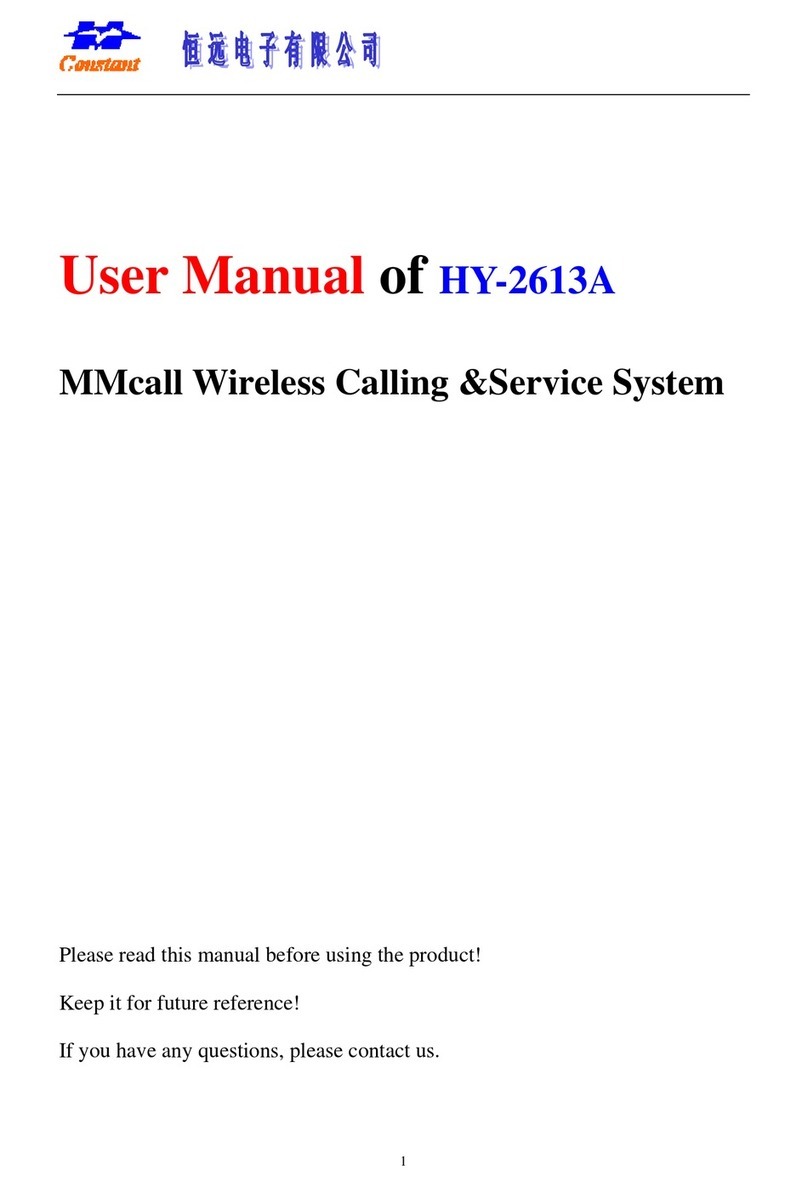 MMcall HY-2613A user manual MMcall HY-2613A user manual