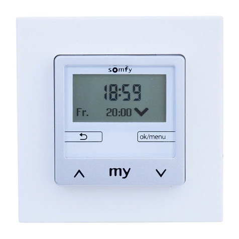 SOMFY Chronis Smoove Series operating instructions