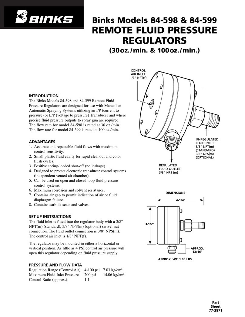 Binks 84-598 User manual