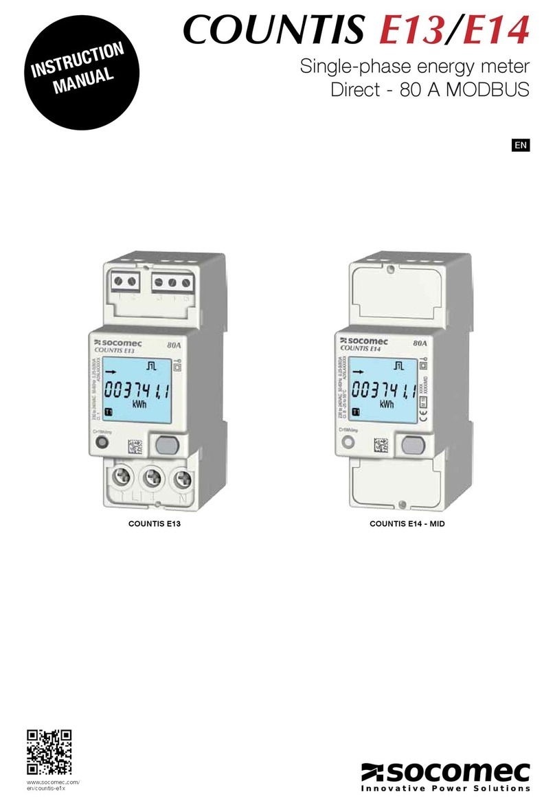 socomec COUNTIS E13 User manual