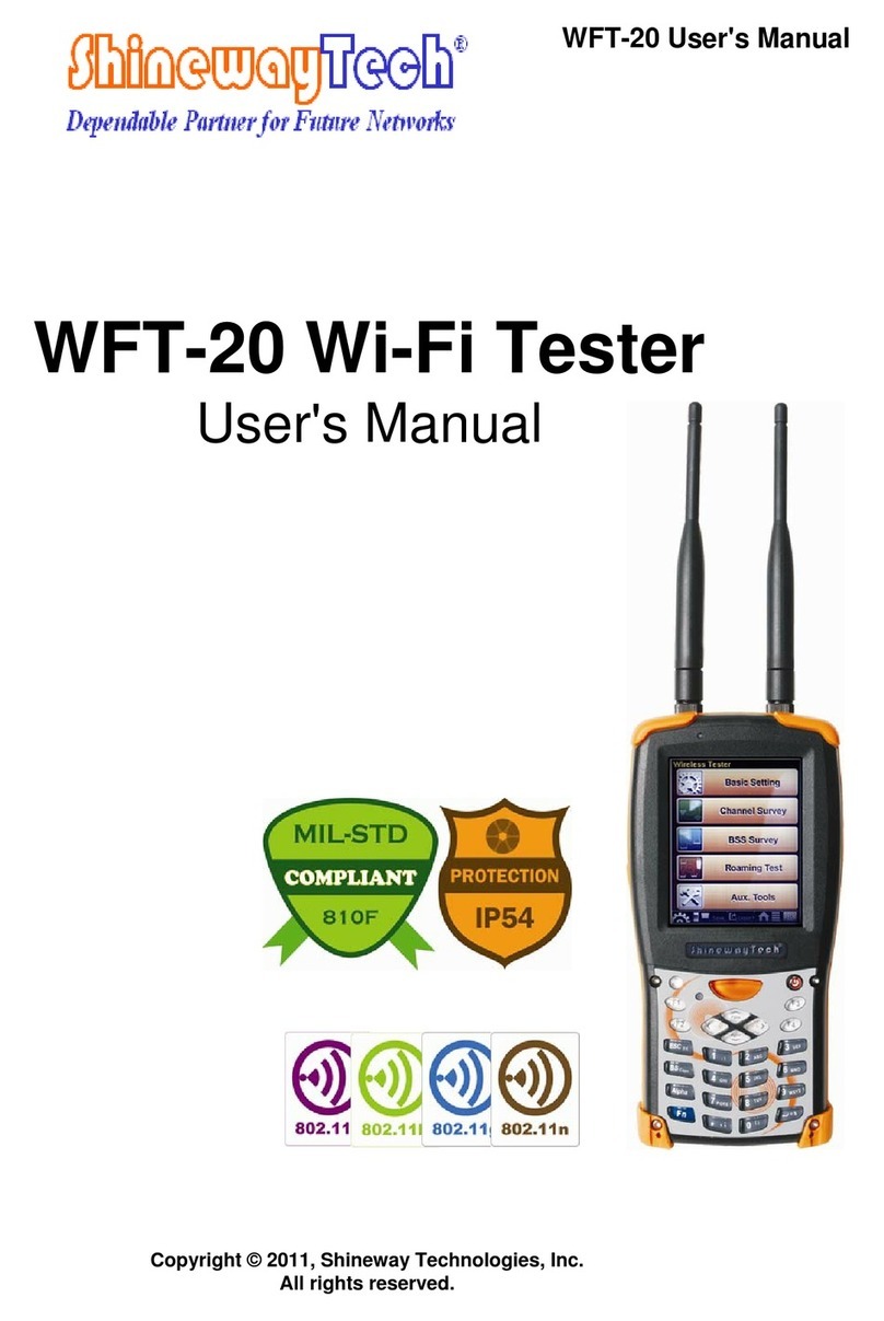 Shineway Tech WFT-20 user manual