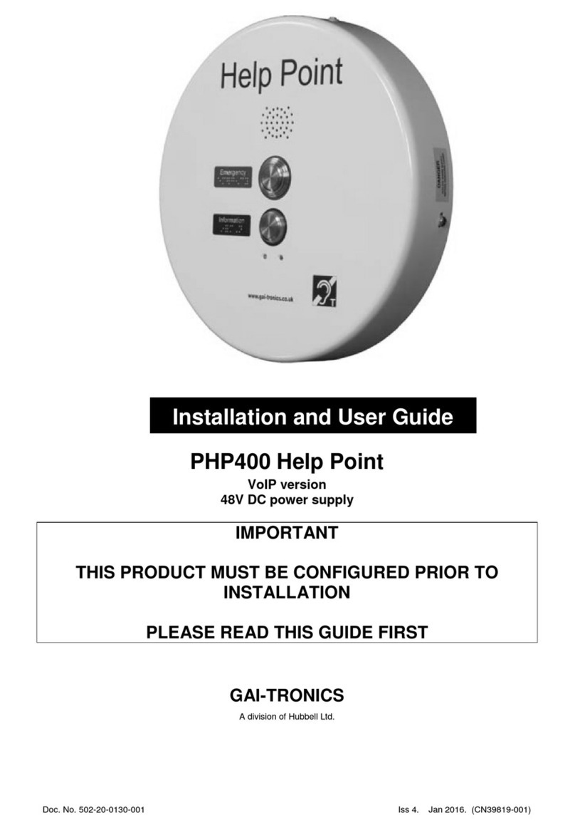 GAI-Tronics PHP400 Design installation and user guide