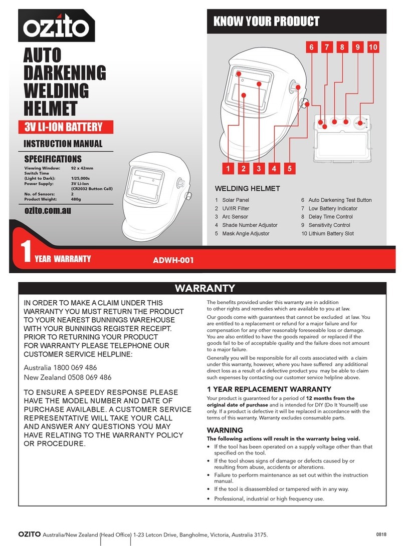 Ozito ADWH-001 instruction manual