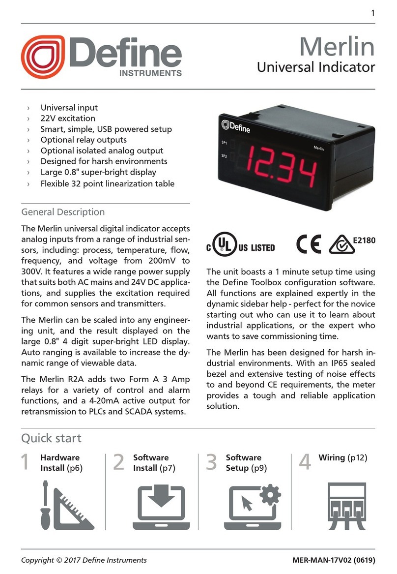 Define Instruments Merlin quick start guide