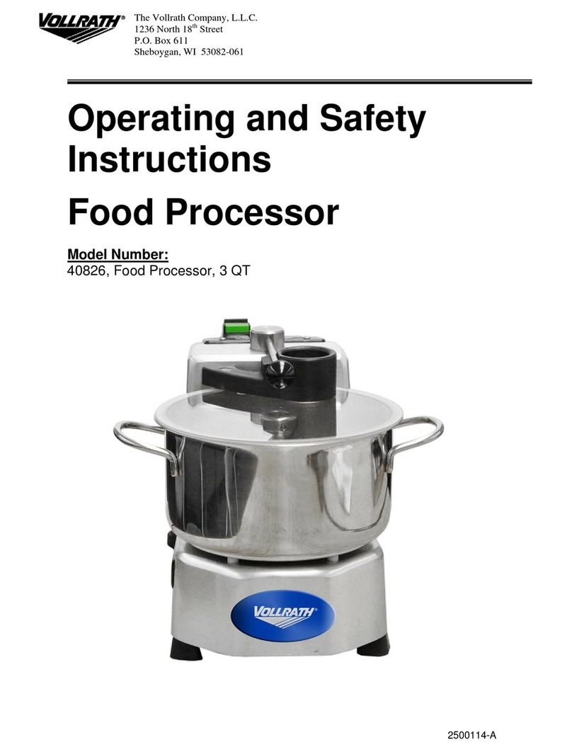 Vollrath 40826 Quick guide