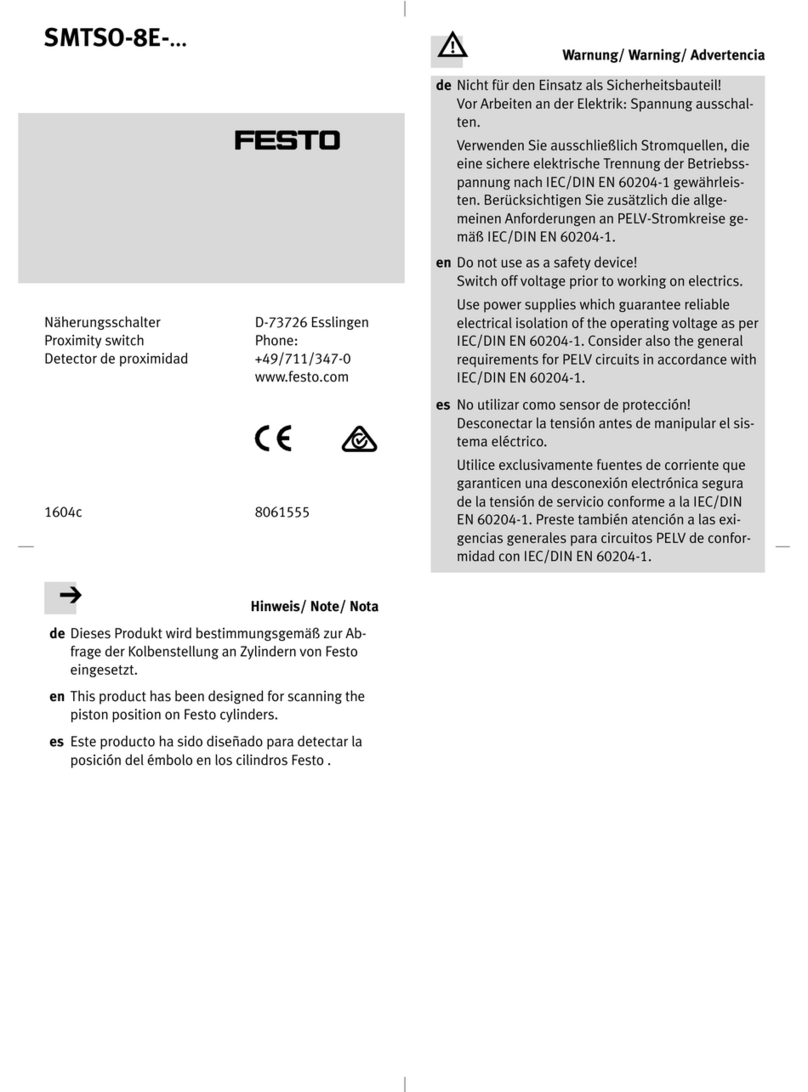 Festo SMTSO-8E-PS-M...-LED-24 Series manual