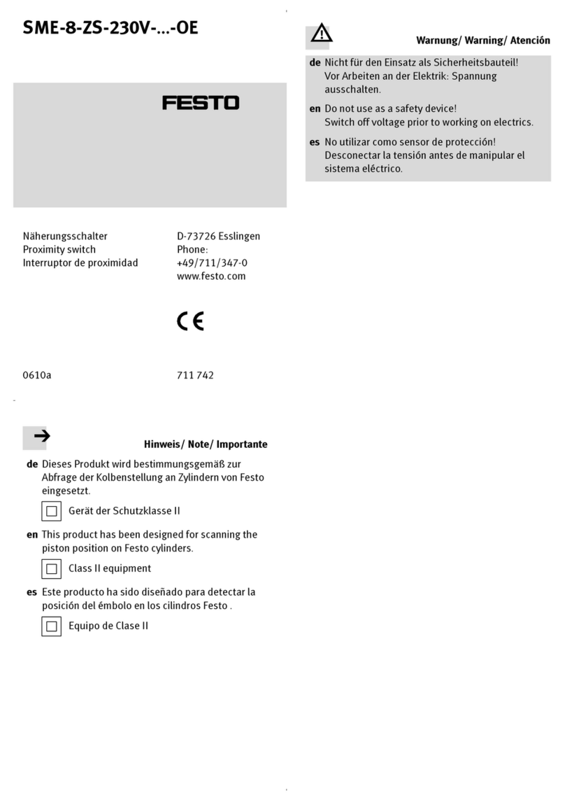 Festo SME-8-ZS-230V-...-OE Series manual