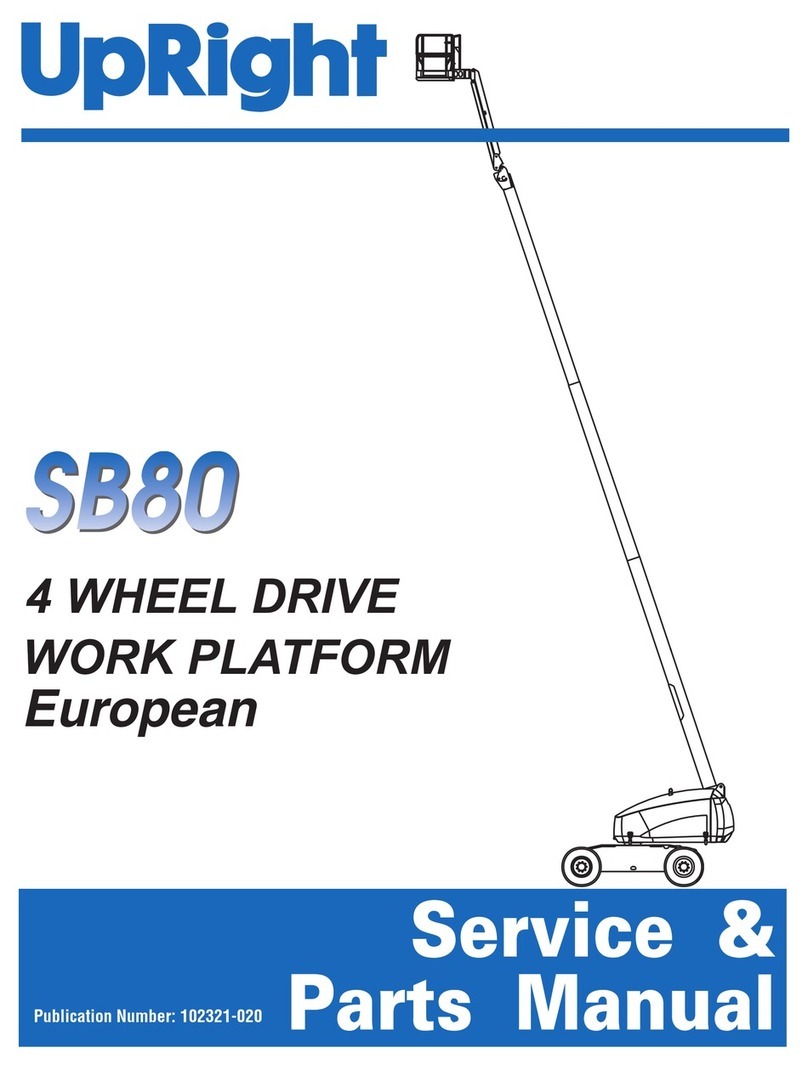 Upright SB-80 Service & parts manual