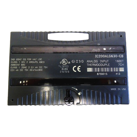 GE VersaMax IC200ALG630 User manual