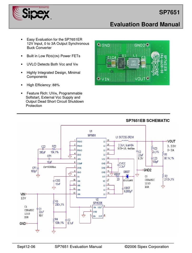 Sipex SP7651 manual