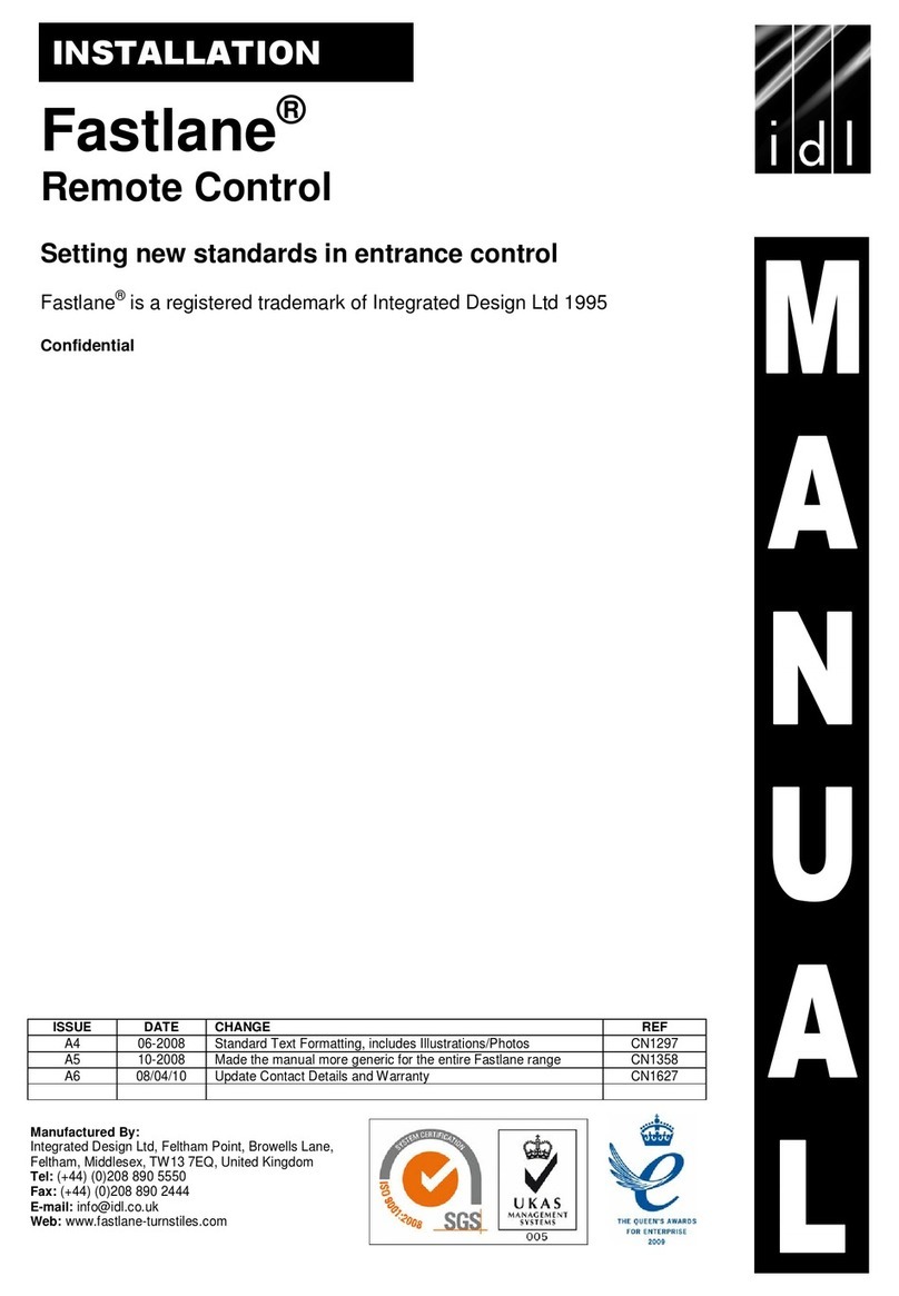 Integrated Design Fastlane User manual