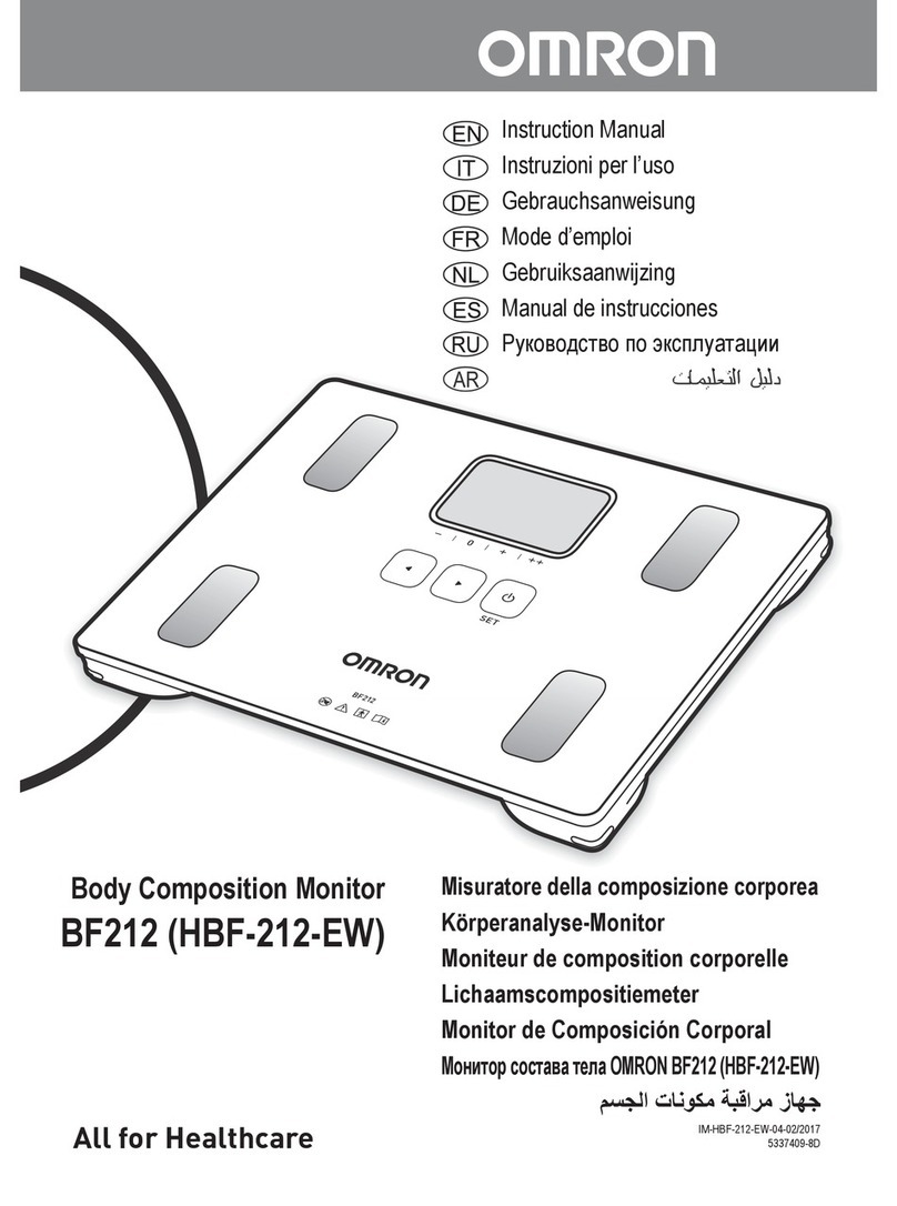 Omron BF212 User manual