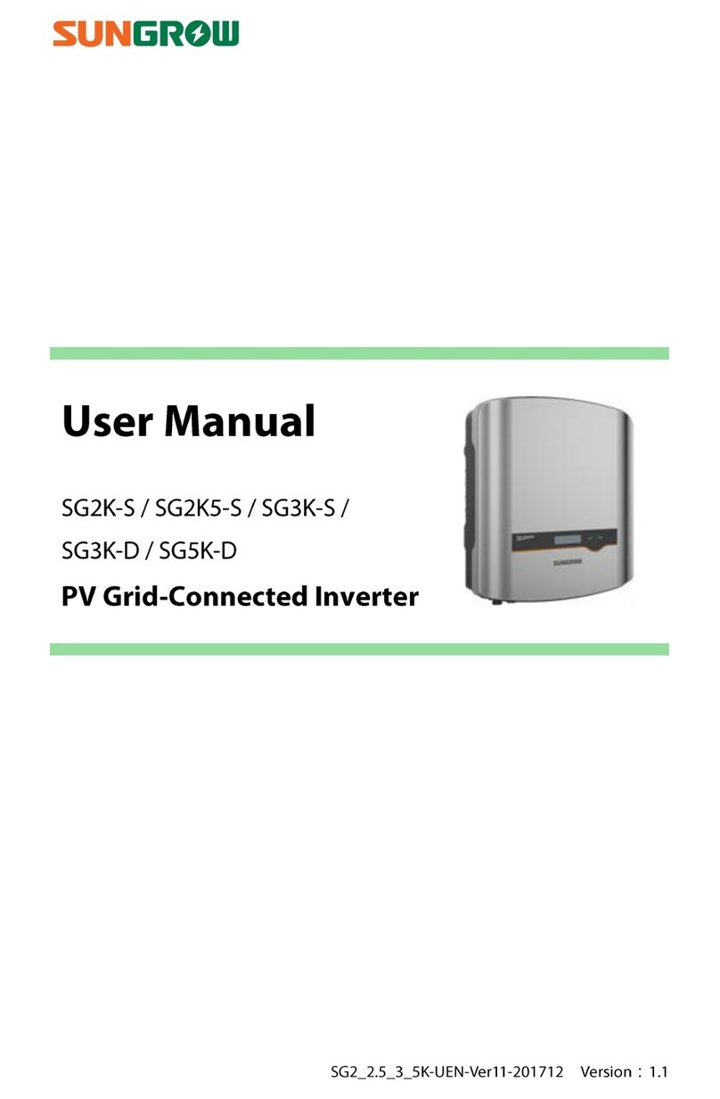 Sungrow SG2K-S User manual