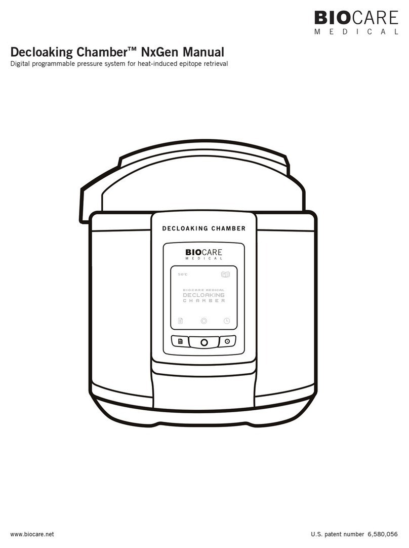 BioCare Medical Decloaking Chamber NxGen manual
