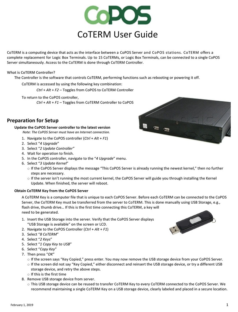 CoPOS CoTERM user guide