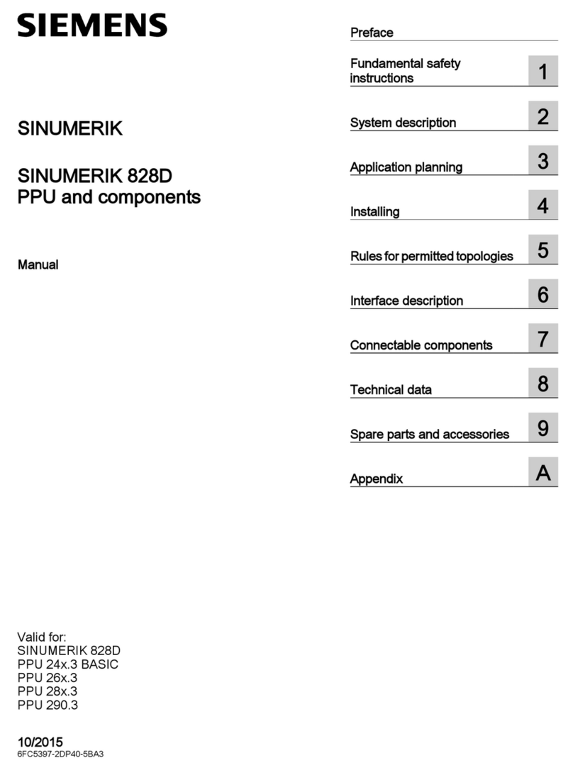 Siemens PPU 26x.3 series User manual