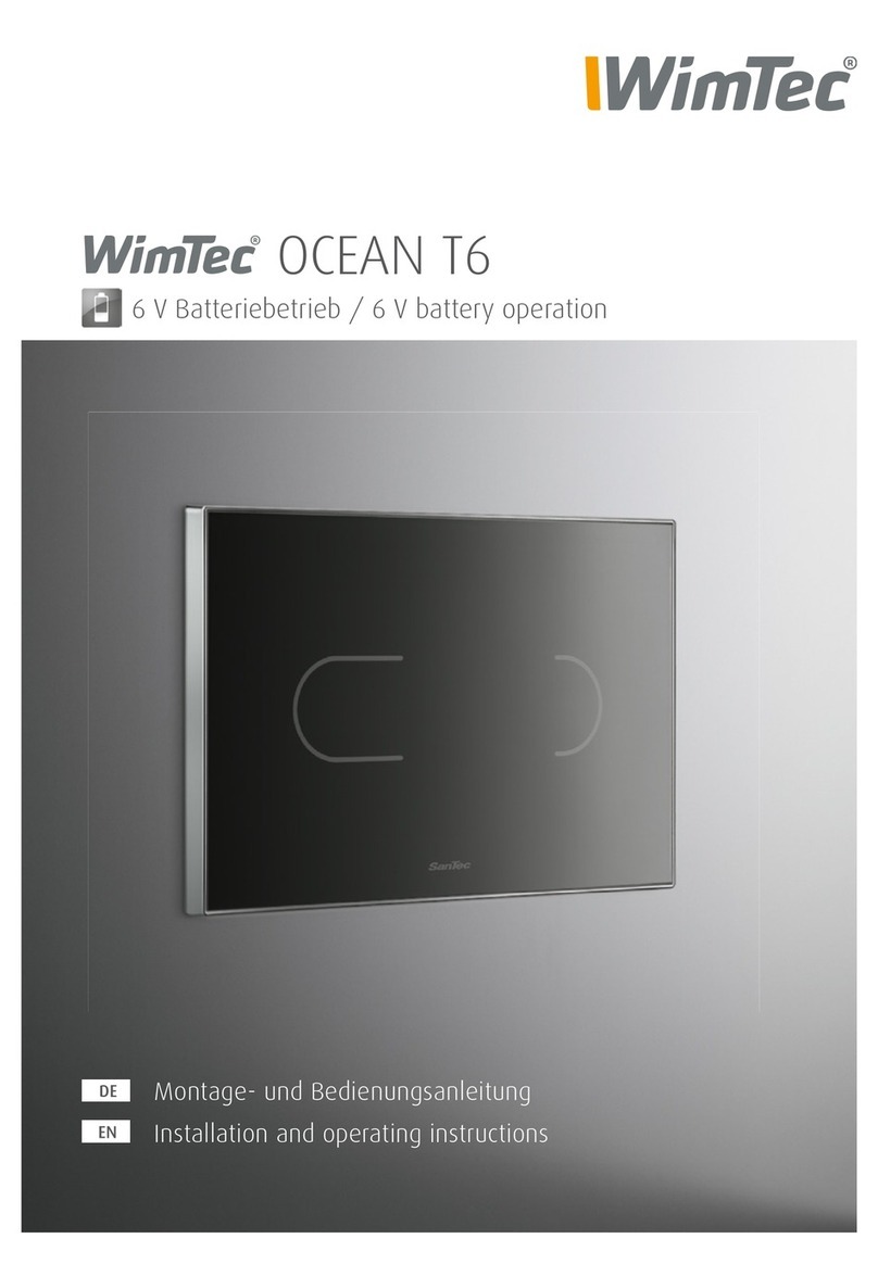 WimTec OCEAN T6 Installation and operating instructions