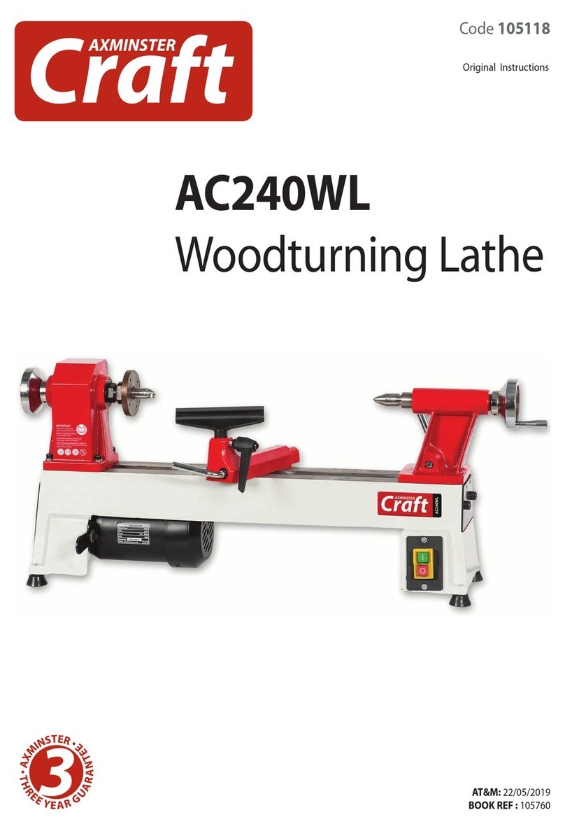 Axminster Craft AC240WL Original instructions