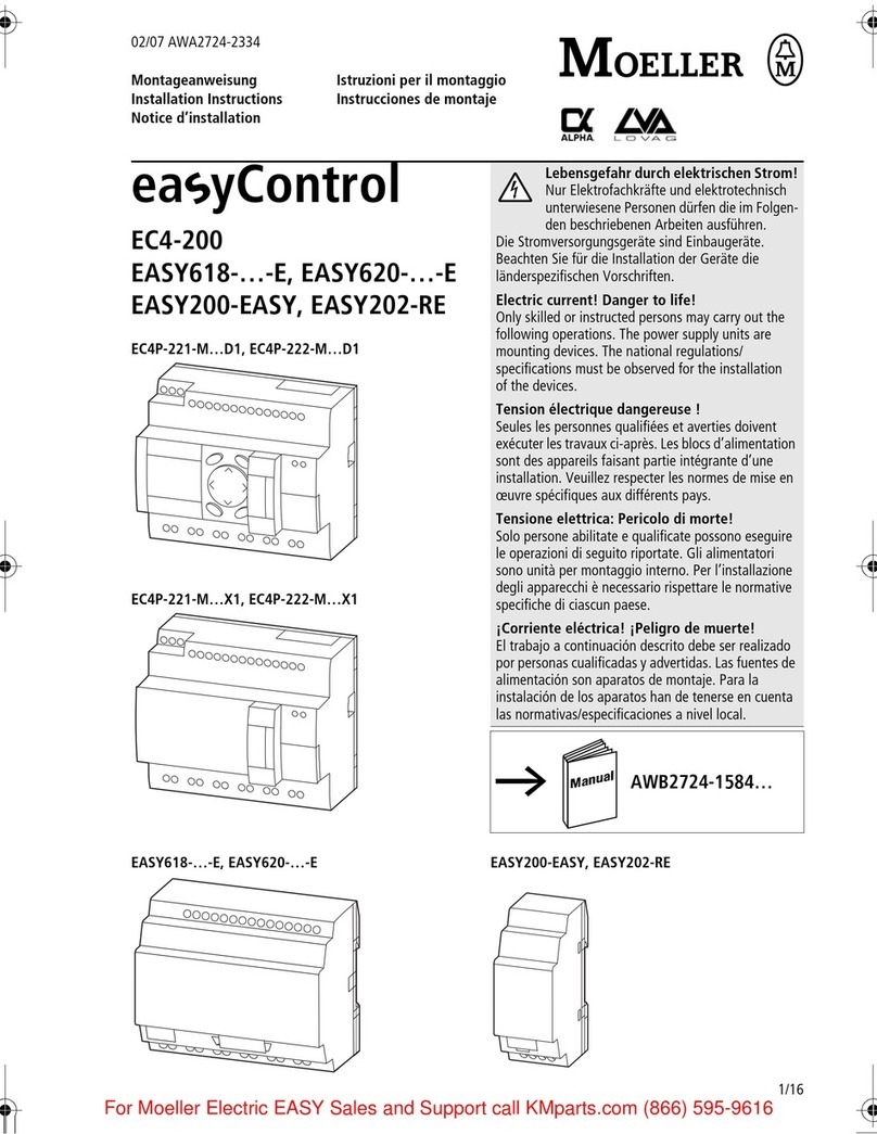 Moeller easyControl EC4-200 User manual
