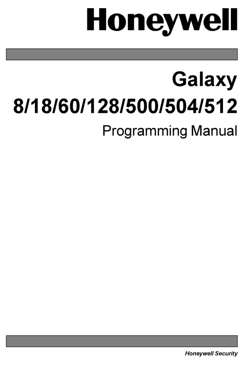 Honeywell Galaxy 18Galaxy Owner's manual Honeywell Galaxy 18Galaxy Owner's manual