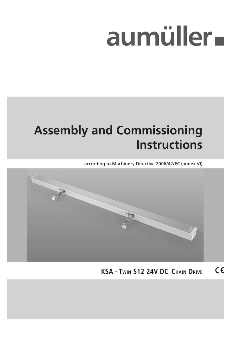 Aumuller KSA TWIN S12 24V series Assembly and commissioning instructions