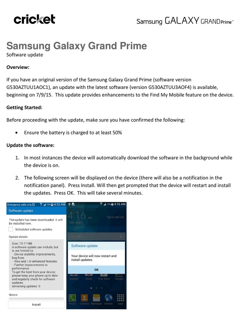 Samsung Galaxy Core Prime Technical manual
