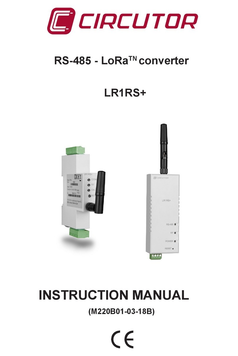 Circutor LR1RS+ instruction manual