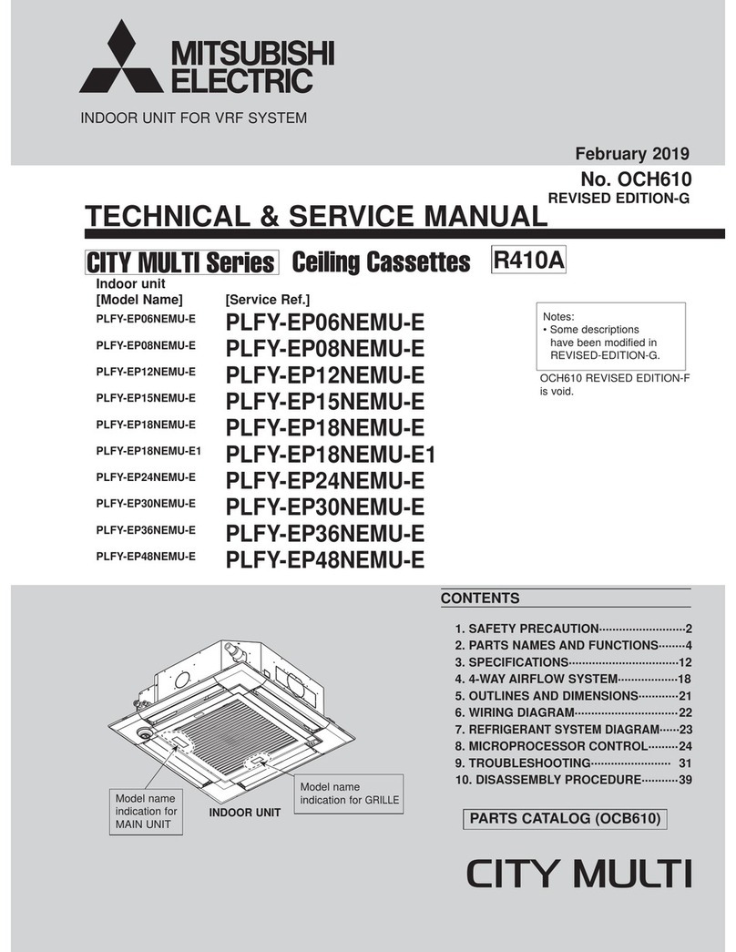 Mitsubishi Electric City Multi Series Operating manual