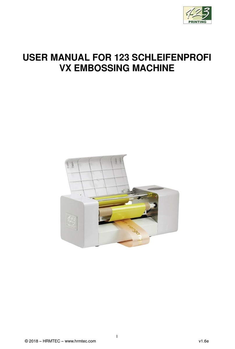 HRMTEC 123 SCHLEIFENPROFI VX user manual