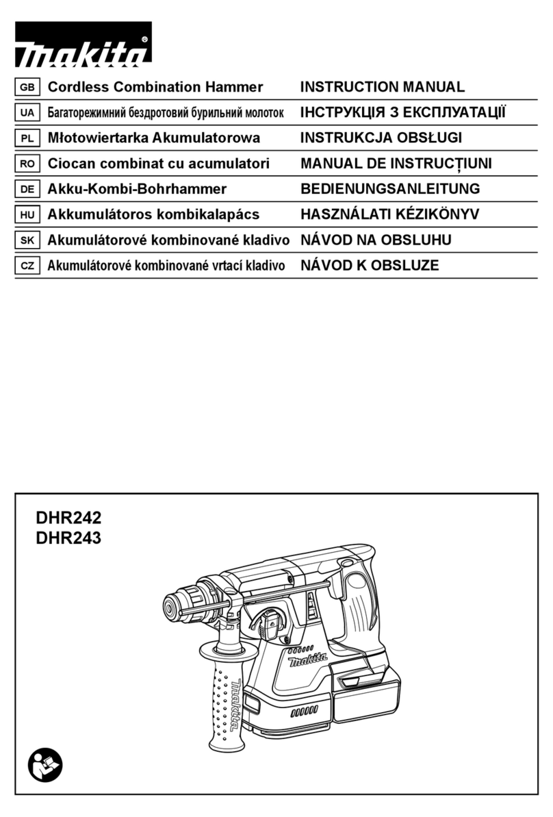 Makita DHR242 instruction manual