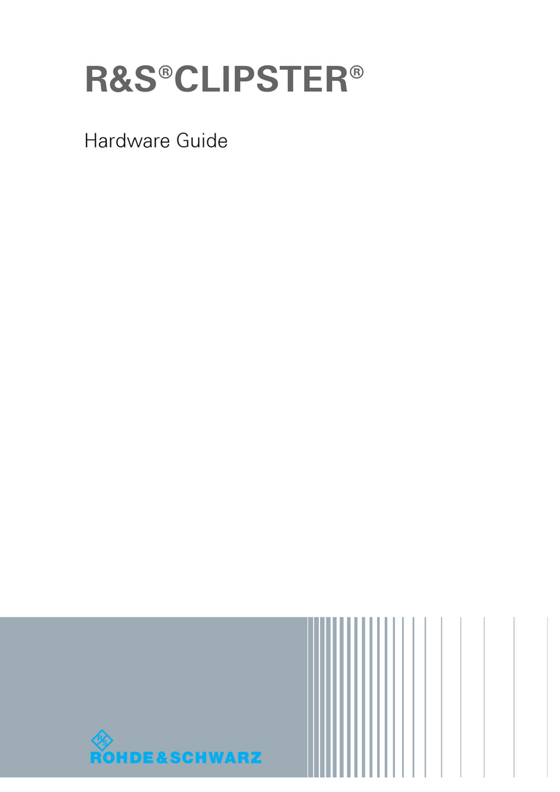 Ronde & Schwarz CLIPSTER Hardware guide