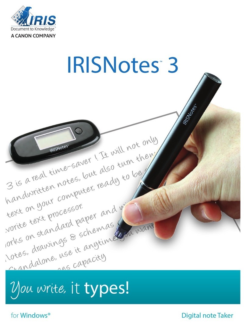 IRIS IRISNotes 3 Quick user guide