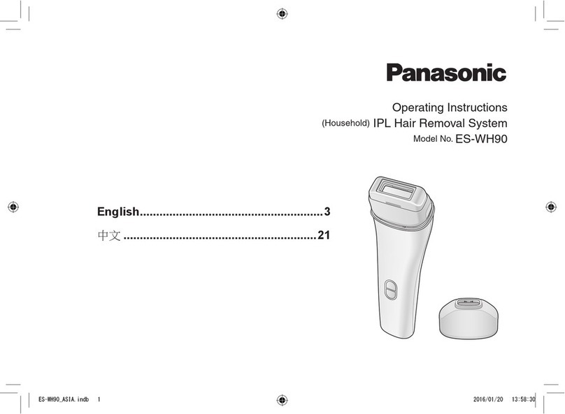 Panasonic ES-WH90 operating instructions