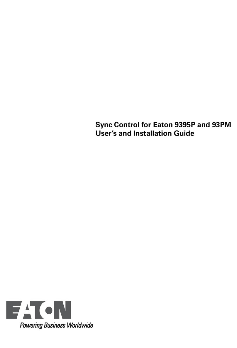 Eaton 9393PM User and installation guide