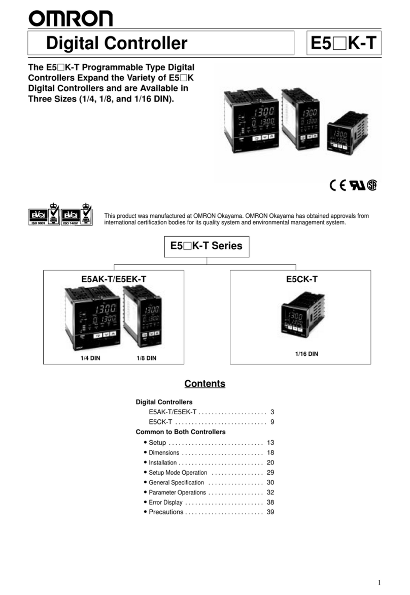 Omron E5xK-T series manual